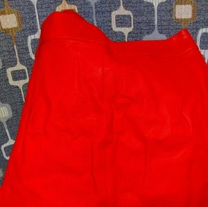Top Shop Leather mini Skirt